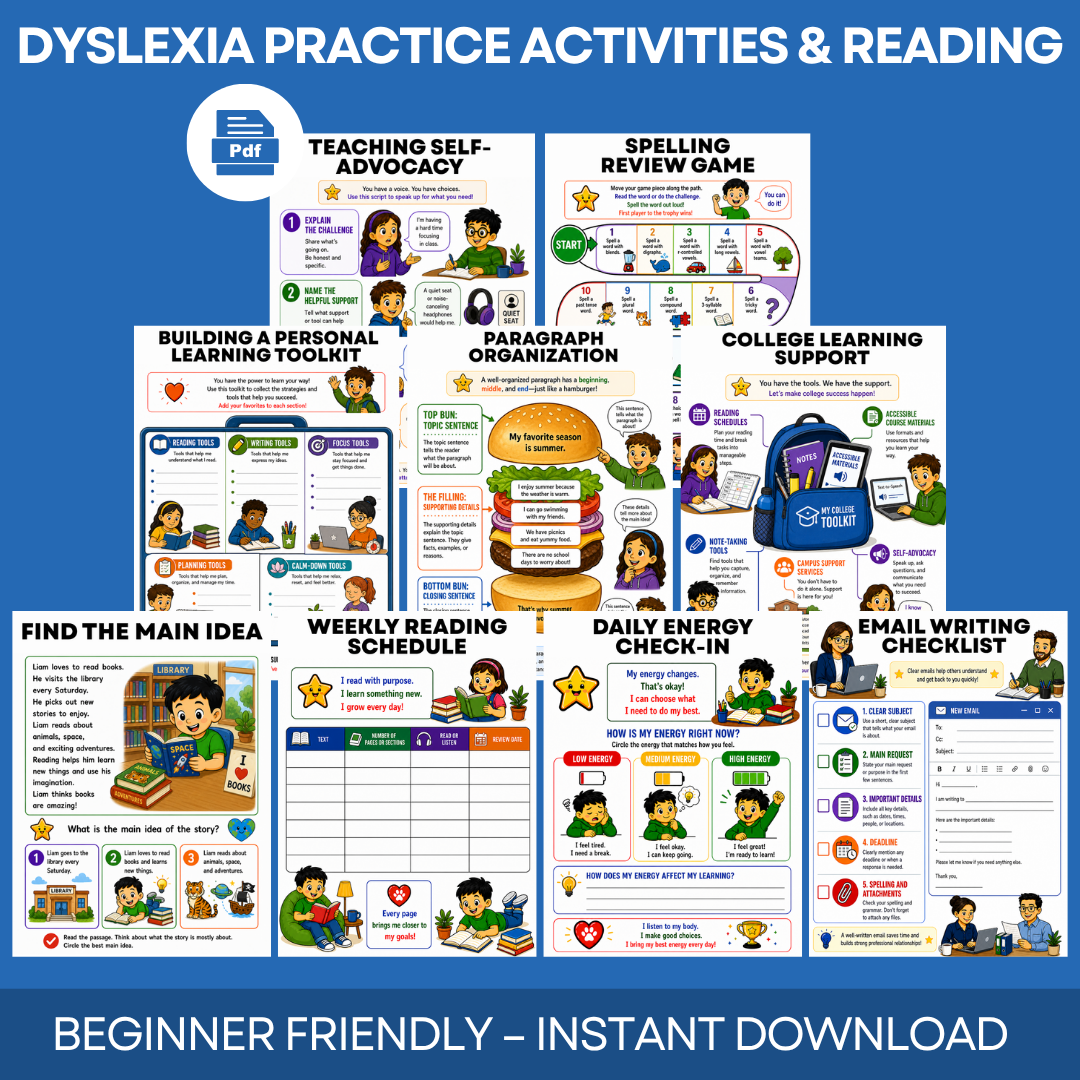The Complete Dyslexia Support Bundle
