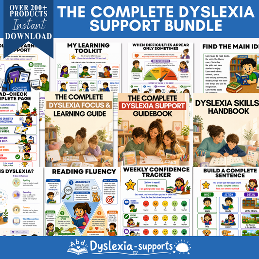 The Complete Dyslexia Support Bundle